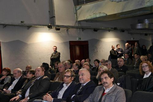 Debora Serracchiani (Presidente Regione Friuli Venezia Giulia) alla tredicesima assemblea congressuale della Legacoop FVG, al Teatro Miela - Trieste 27/11/2014