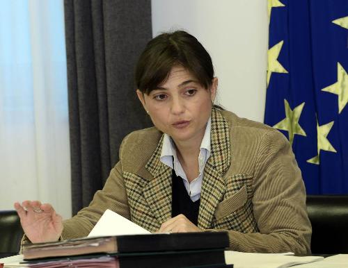 Debora Serracchiani, presidente della Regione Autonoma Friuli Venezia Giulia