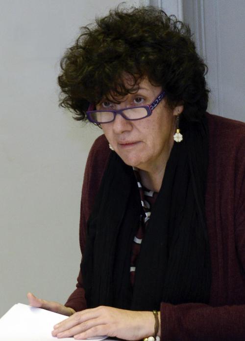 Loredana Panariti (Assessore regionale Lavoro, Formazione, Istruzione, Pari Opportunità, Politiche giovanili e Ricerca) durante la riunione della Giunta regionale - Trieste 05/12/2014