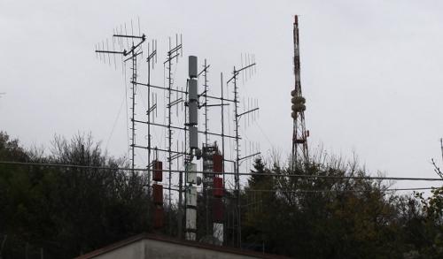 Antenne per la diffusione radiotelevisiva - Conconello (TS) (Foto ilpiccolo.gelocal.it)