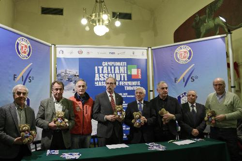 Gianni Torrenti (Assessore regionale Sport) alla presentazione dei Campionati italiani assoluti di Sci Alpino maschile e femminile, organizzati dallo Sci club 70 di Trieste in collaborazione con Regione FVG e FISI - Trieste 15/12/2014