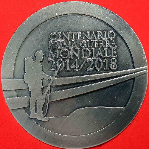 Medaglia di commemorazione dei Caduti della Grande Guerra inscritti nell'Albo d'Oro - Trieste 17/12/2014