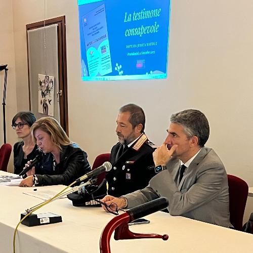 L'assessore alla Sicurezza Pierpaolo Roberti all'incontro organizzato a Pravisdomini contro la violenza di genere.