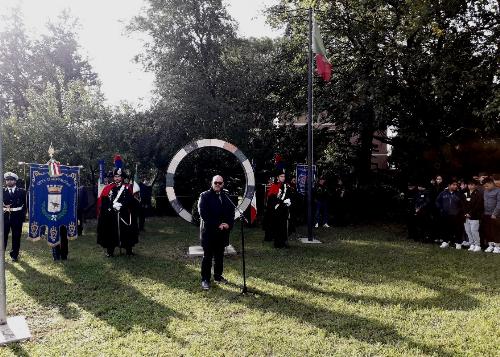 L'intevento a Monfalcone dell’assessore regionale al Patrimonio Sebastiano Callari alla cerimonia in ricordo dei caduti nella strage di Nassiriya in Iraq
