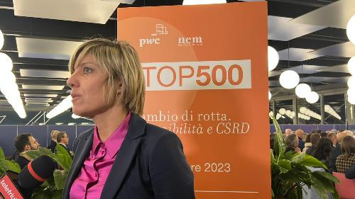 L’assessore regionale alle Finanze Barbara Zilli alla quinta tappa e prima in regione di Top 500 nella sede della Fantoni a Osoppo