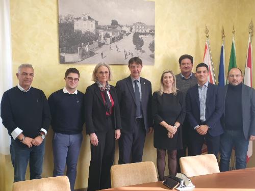 L'assessore Cristina Amirante ha incontrato il sindaco e la Giunta di Ronchi dei Legionari