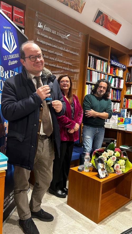 Il vicegovernatore del Friuli Venezia Giulia con delega alla Cultura e sport Mario Anzil alla presentazione del libro "L’ombra del Tiepolo" di Alberto Frappa Rauceroy