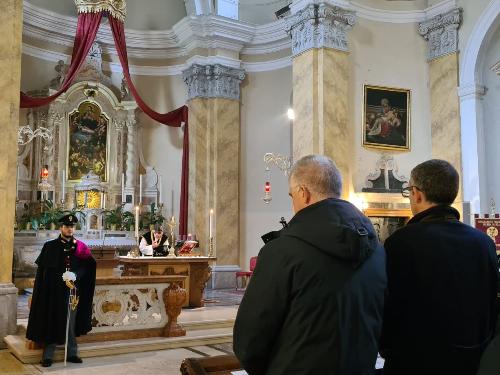 L'altare della Chiesa della Beata Vergine del Soccorso di Trieste.