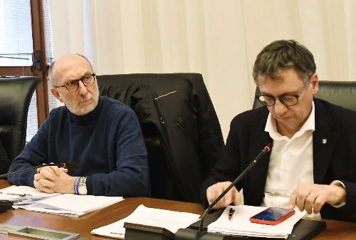 L’assessore alla Salute Riccardo Riccardi durante La seduta della III Commissione consiliare regionale