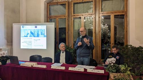 L'assessore Riccardo Riccardi interviene all'incontro nella sede di Udine della Soprintendenza 