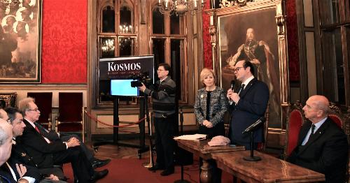 Il vicepresidente Mario Anzil nel corso del suo intervento