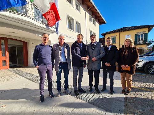 Un momento dell'incontro con la delegazione della Carinzia a Tolmezzo