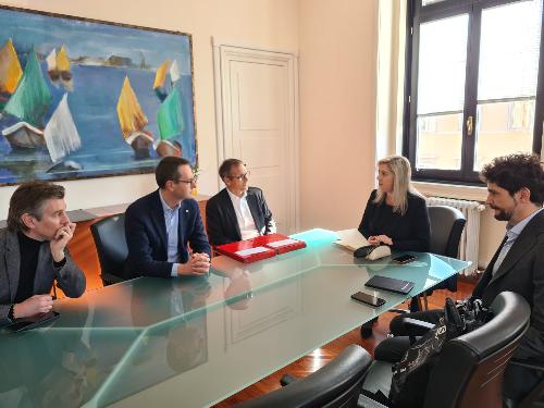 L'assessore Amirante incontra a Trieste i rappresentanti di Autostrade Alto Adriatico