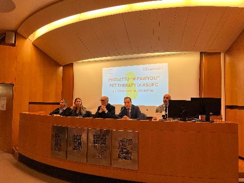 L'assessore regionale alla Salute, Politiche sociali e Disabilità, Riccardo Riccardi, alla presentazione del progetto #IPAWYOU.