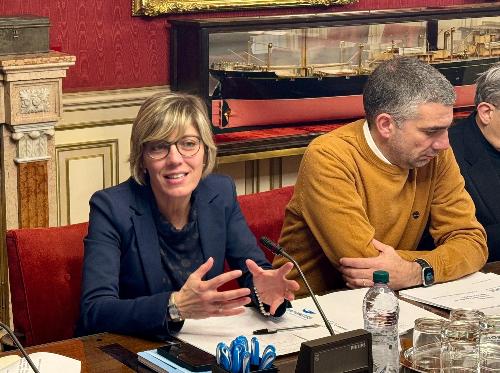 Gli assessori regionali Barbara Zilli e Pierpaolo Roberti nel corso della riunione