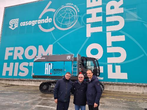Il governatore Fedriga in visita allo stabilimento Casagrande a Fontanafredda