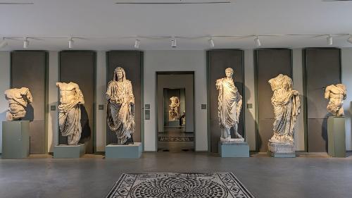 Gli interni del Museo archeologico nazionale di Aquileia 