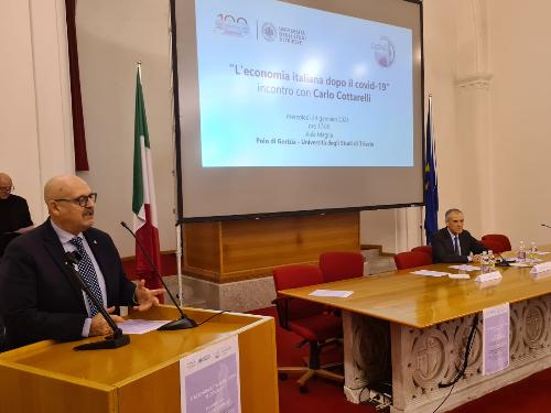 L'assessore Callari interviene al seminario organizzato a Gorizia dall'Università di Trieste con l'economista Carlo Cottarelli