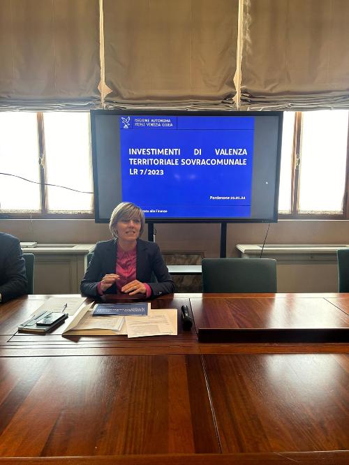 L'assessore Zilli a Pordenone per la presentazione dei progetti di investimento sovracomunali