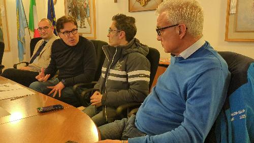 Un momento dell'incontro con gli operatori turistici e gli amministratori locali di Sappada-Forni Avoltri
