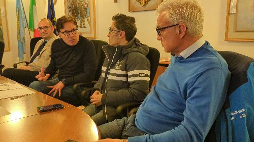 Un momento dell'incontro con gli operatori turistici e gli amministratori locali di Sappada-Forni Avoltri