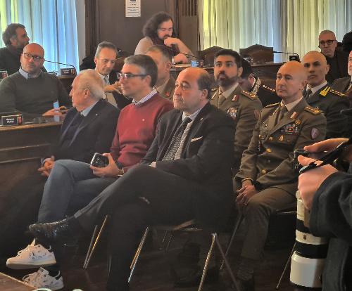 L'assessore Roberti alla cerimonia di confermimento della Cittadinanza onoraria di Trieste alla Brigata Sassari