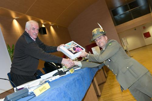 Enzo Cainero (Manager) all'incontro di gemellaggio tra il Monte Fuji [Prefettura di Shizuoka (Giappone)] e lo Zoncolan (Friuli Venezia Giulia) - Udine 30/01/2015