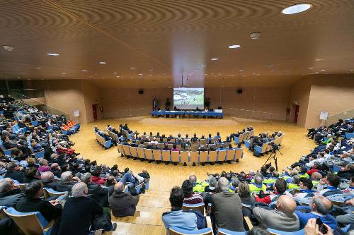 L'incontro di gemellaggio tra il Monte Fuji [Prefettura di Shizuoka (Giappone)] e lo Zoncolan (Friuli Venezia Giulia) nell'Auditorium della Regione FVG - Udine 30/01/2015