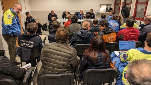 L'incontro a Gemona del Friuli nella sede di protezione civile