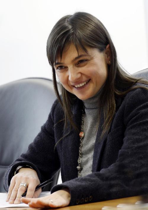 Debora Serracchiani (Presidente Regione Friuli Venezia Giulia) nella sede della Regione FVG - Tolmezzo 09/02/2015