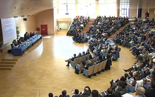 Il convegno "I Programmi di Cooperazione transnazionale e interregionale" della Programmazione europea 2014-2020, nell'Auditorium della Regione FVG - Udine 10/02/2015