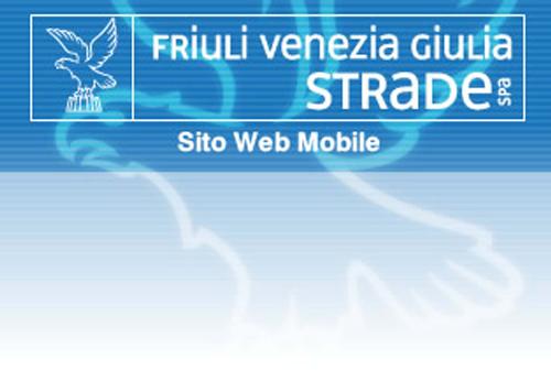 Logo del Sito Web Mobile di FVG Strade S.p.A. (Foto tratta da fvgstrade.mobi)