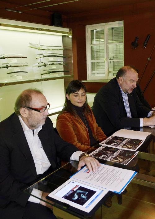 Loris Tramontin (Azalea Promotion), Debora Serracchiani (Presidente Regione Friuli Venezia Giulia) e Roberto Cosolini (Sindaco Trieste) - Trieste 17/02/2015