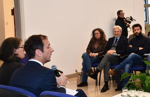 Il governatore del Friuli Venezia Giulia Massimiliano Fedriga alla presentazione del Report Best