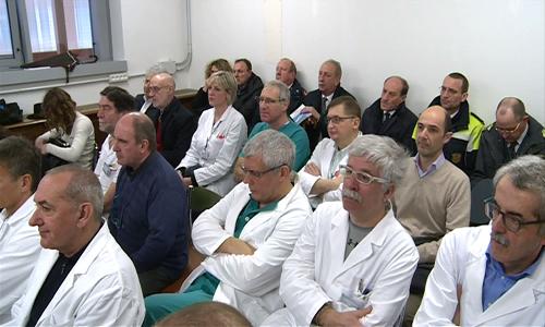 Personale sanitario nella sede dell'Ospedale - San Vito al Tagliamento 02/03/2015