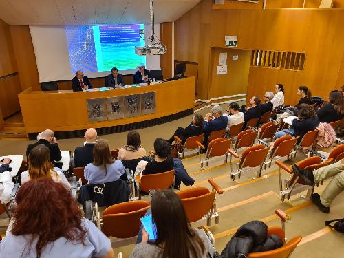 Un momento dell'incontro organizzato da Asufc in occasione della Giornata internazionale delle malattie rare