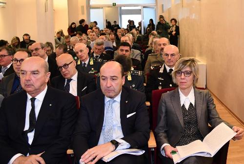 Anche l'assessore alle Finanze Barbara Zilli, in pirmo piano, ha preso parte all’inaugurazione dell’anno giudiziario della Corte dei Conti del Friuli Venezia Giulia.