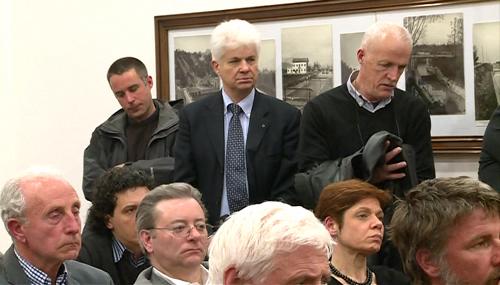 Claudio Pedrotti (Sindaco Pordenone) all'incontro con rappresentanti di associazioni ed Enti consorziati sul Consorzio di Bonifica Cellina Meduna - Pordenone 09/04/2015
