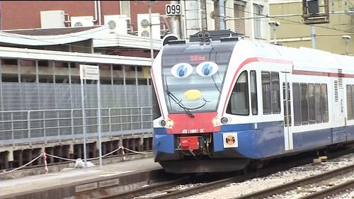 Il locomotore del treno dei bimbi  “Cesarino” della FUC – ferrovia Udine-Cividale - Cividale del Friuli 11/04/2015