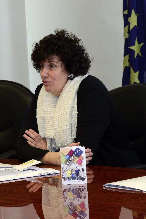 Loredana Panariti (Assessore regionale al Lavoro, Formazione, Istruzione, Pari opportunità, Politiche giovanili e Ricerca) – Trieste 13/04/2015
