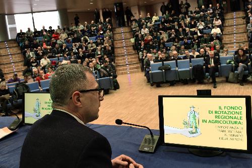 L'assessore Stefano Zannier interviene a Udine al convegno dedicato al Fondo di rotazione regionale in agricoltura