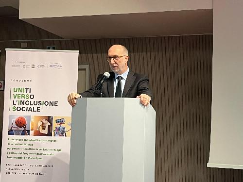 L'intervento dell'assessore regionale alla Salute, Politiche sociali e Disabilità, Riccardo Riccardi.