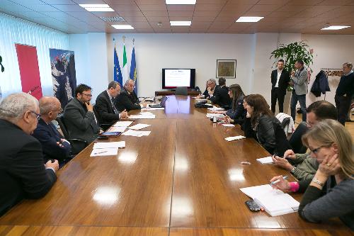 Conferenza stampa di presentazione dei dati di Promotur sulla "Stagione invernale 2014-2015" e di TurismoFVG sul "Settore alberghiero gennaio-marzo 2015" - Udine 28/04/2015