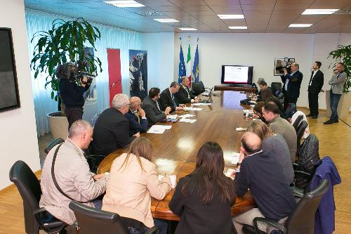 Conferenza stampa di presentazione dei dati di Promotur sulla "Stagione invernale 2014-2015" e di TurismoFVG sul "Settore alberghiero gennaio-marzo 2015" - Udine 28/04/2015