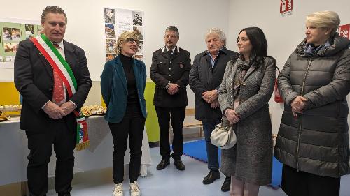 L'assessore Barbara Zilli interviene all'inaugurazione del nuovo asilo nido "Il Fenicottero" a Ipplis di Premariacco