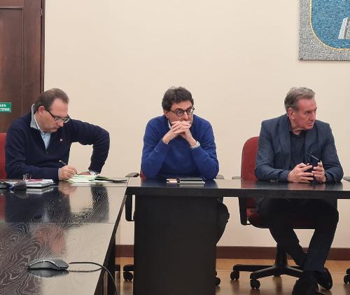 L'assessore regionale Fabio Scoccimarro (a destra nella foto)