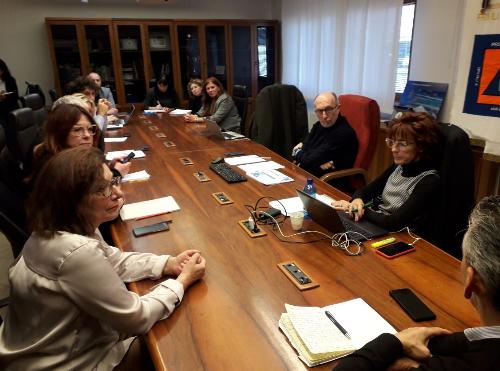 Un momento dell'incontro dell'assessore alla Salute Riccardo Riccardi con i rappresentanti degli ordini delle professioni sanitarie del Friuli Venezia Giulia.