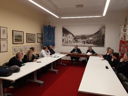 L’assessore regionale a Infrastrutture e territorio Cristina Amirante alla presentazione dei progetti sulla viabilità a Medea