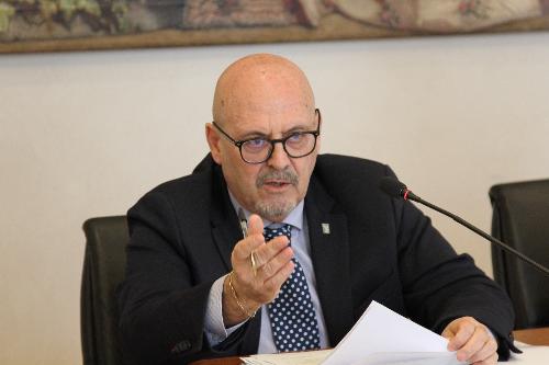 L'assessore Sebastiano Callari in Giunta