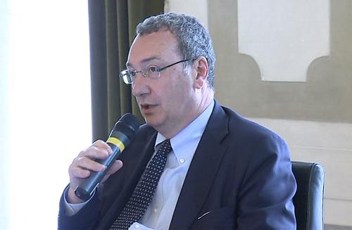 Sergio Bolzonello (Vicepresidente Regione FVG e assessore Attività produttive) alla tredicesima Giornata dell'Economia, organizzata da Unioncamere - Pordenone 22/05/2015